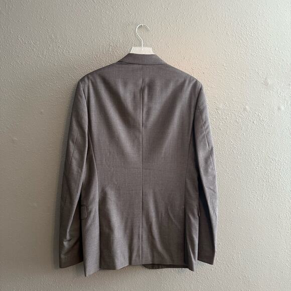 Max Devoli Gray Slim Fit 100% Wool Suit Size W34/40L - Picture 5 of 12